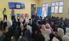 Dukung Pendidikan Karakter, Polsek Buay Madang Timur Sosialisasikan SMA Kemala Taruna Bhayangkara ke Siswa SMP
